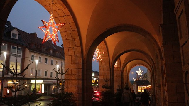 Bild: Auch in diesem Jahr wieder rund um das Rathaus
