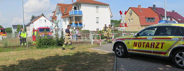 Bild: T&ouml;dlicher Unfall am Bahn&uuml;bergang