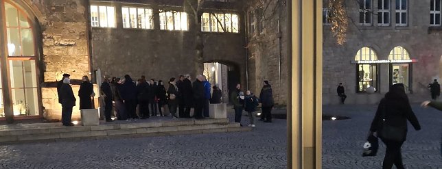 Bild: Stilles Gedenken in Nordhausen