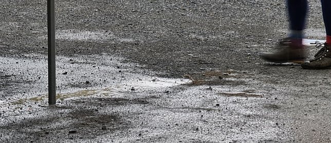 Bild: Im Regen versunken