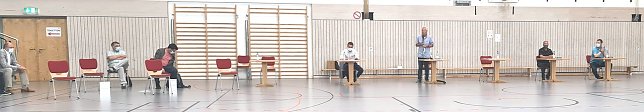 Bild: Blick auf das verbliebene Pr&auml;sidium