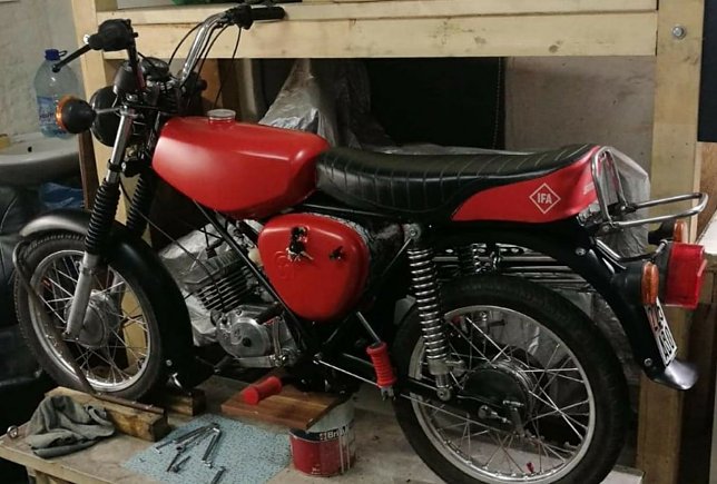 Bild: Die geklaute Simson