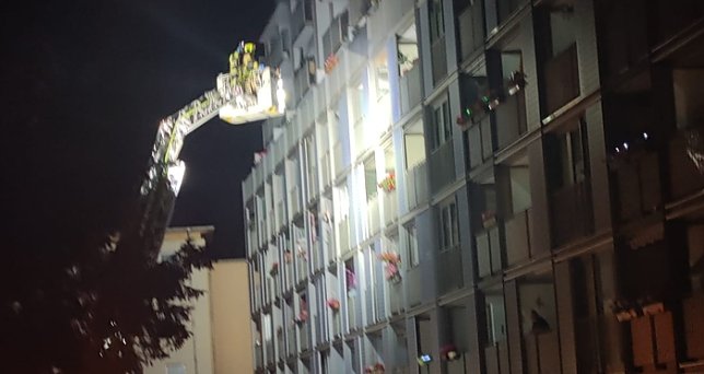 Bild: Einsatz in der T&ouml;pferstra&szlig;e