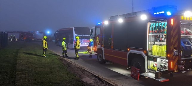 Bild: Feuer im Elektrobus