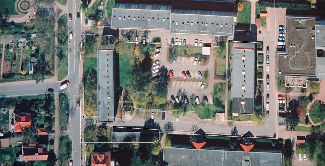 Bild: Ossietzky-Quartier von oben