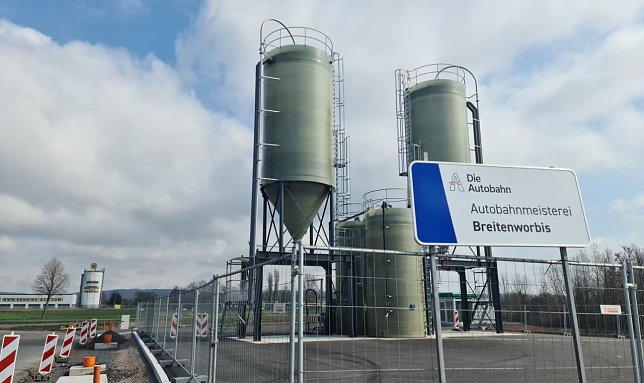 Bild: Neuer Winterdienst-St&uuml;tzpunkt bei Urbach.