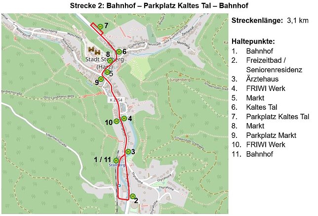 Bild: Linienf&uuml;hrung Strecke 2