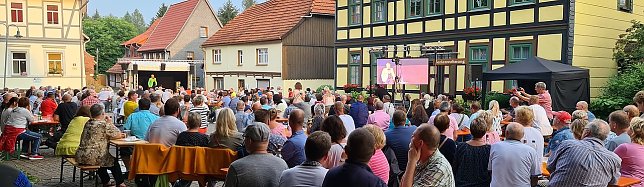 Bild: Neustadt im August 2020 - Uwe Steimle war zu Gast