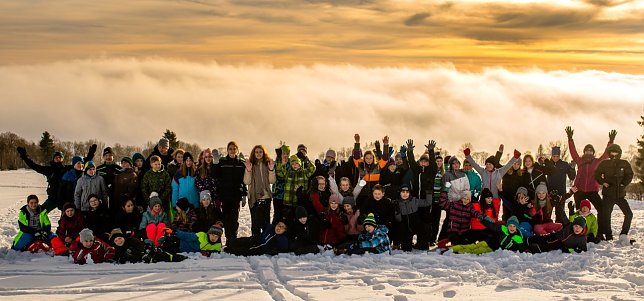 Bild: Humboldtianer auf j&auml;hrlicher Skifahrt