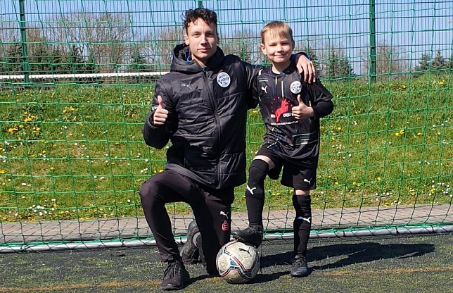 Bild: Tykhon und Trainer Johannes K&ouml;nitzer.