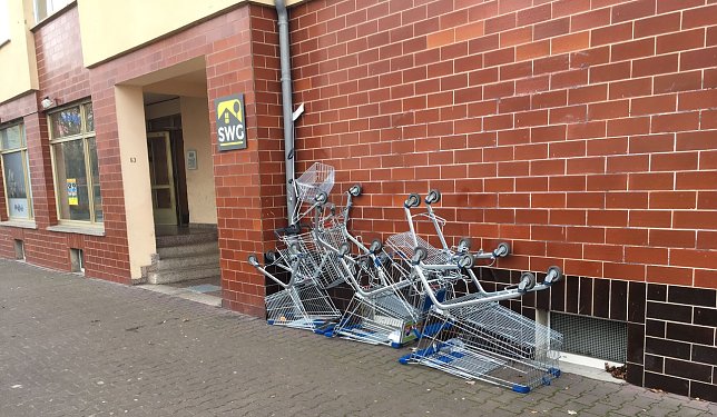 Bild: Einkauf in Nordhausen im Dezember 2021