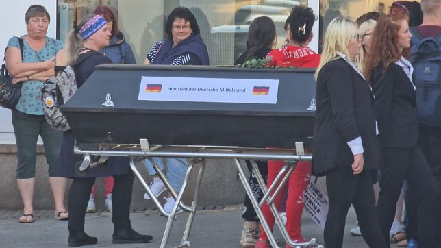 Bild: Protest in Nordhausen