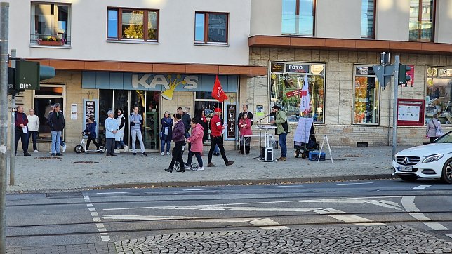 Bild: Antifaschistische Demo in Nordhausen