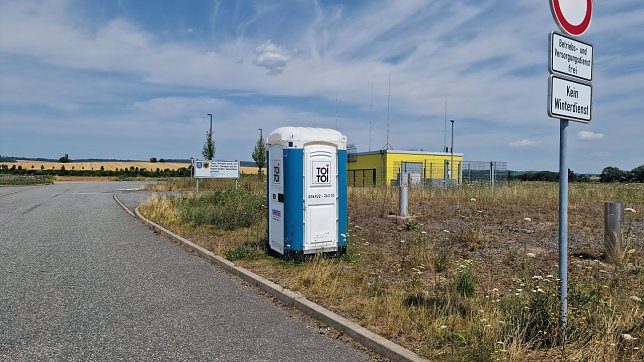 Bild: Das ist momentan die erste Ansiedlung im Industriegebiet in der Goldenen Aue im Landkreis Nordhausen