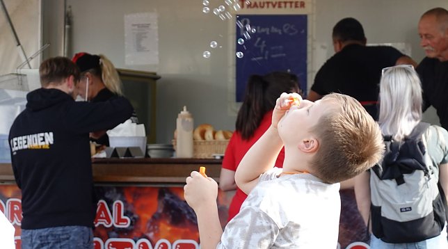 Bild: Die Familie stand am Nachmittag im Mittelpunkt des Hoffestes