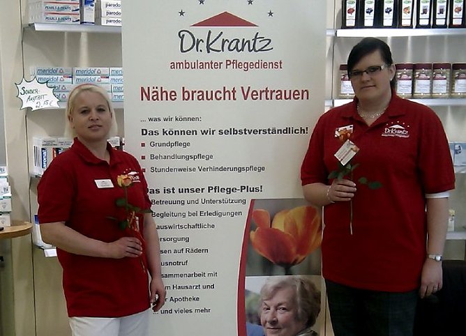 Rote Rosen in der Apotheke (Foto: Advamed)