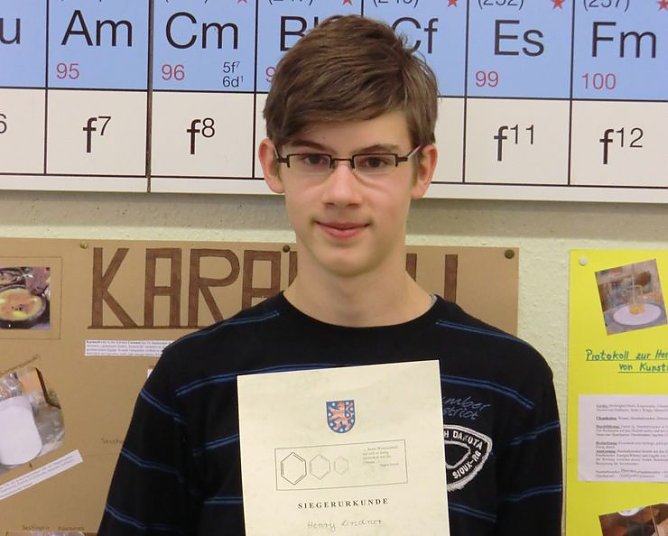 Jetzt auch Chemie-Ass (Foto: S. Meyer)