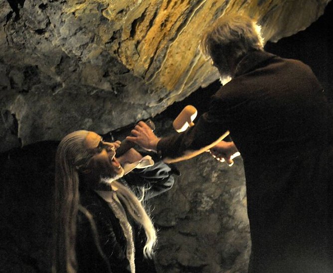 Dracula in der Höhle (Foto: privat) Dracula in der Höhle (Foto: privat)