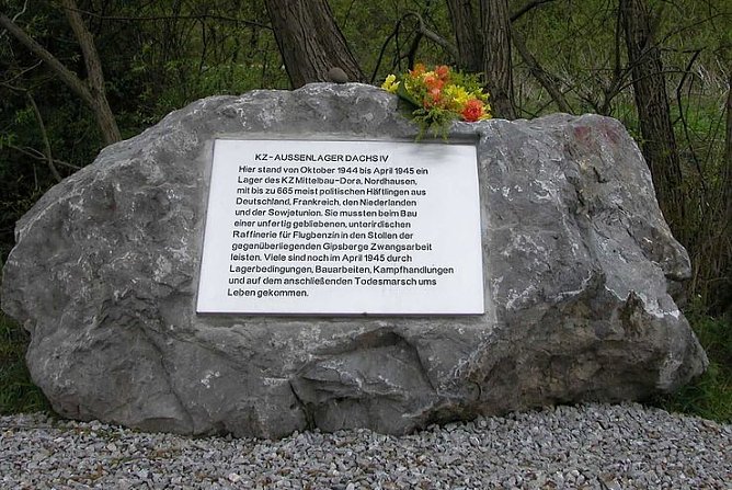 Gedenkstein Petersh&uuml;tte (Foto: Gedenkst&auml;tte Mittelbau Dora)