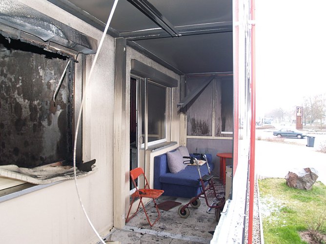 Brand am Zuckerweg (Foto: nnz)