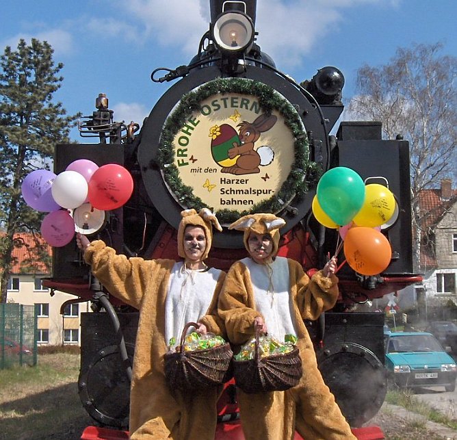 Osterhase auf Tour (Foto: HSB) Osterhase auf Tour (Foto: HSB)