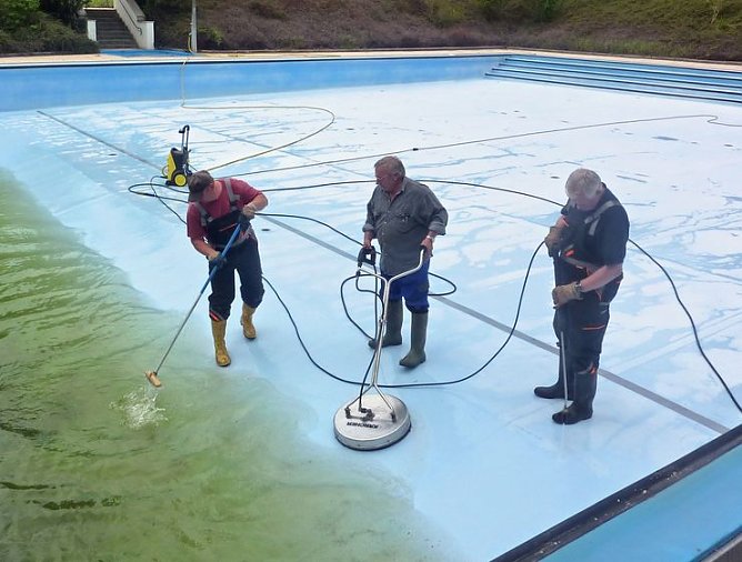 Vorbereitungen (Foto: E. Kagelmacher)