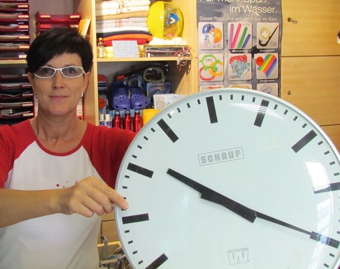 Ne halbe Stunde geschenkt (Foto: Badehaus)