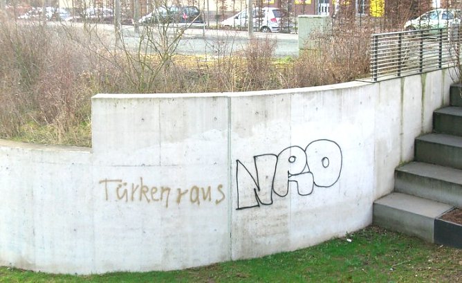 Schmierereien (Foto: nnz) Schmierereien (Foto: nnz)