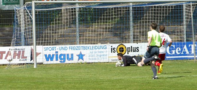 Das 1:0 f&uuml;r Nordhausen ist gefallen (Foto: nnz)