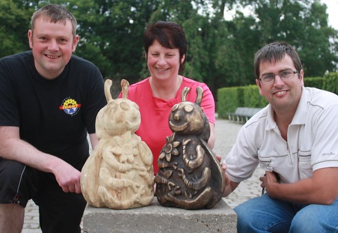 Neue Treppenkäfer (Foto: I. Gast) Neue Treppenkäfer (Foto: I. Gast)