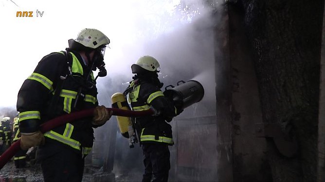 Brand in Firma (Foto: nnz-tv)