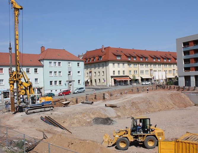 Blick auf Baustelle (Foto: I. Bergmann)