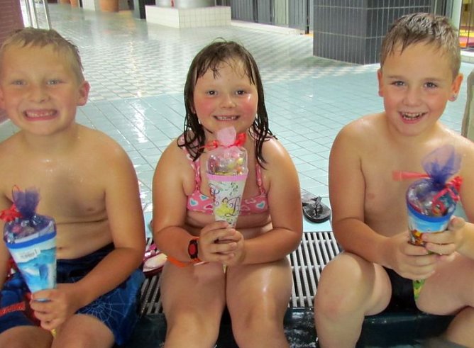 Spaß im Badehaus (Foto: C. Dudek) Spaß im Badehaus (Foto: C. Dudek)