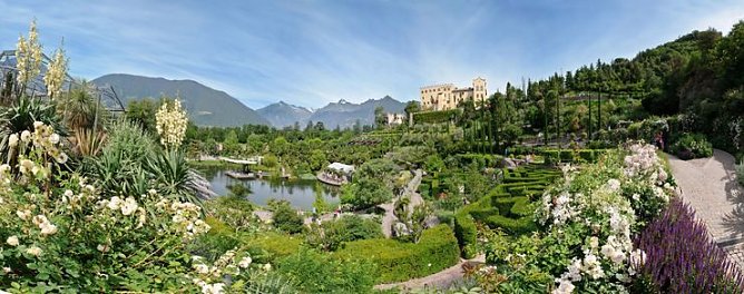 Erholung in Südtirol (Foto: Schloss Trauttmansdorff) Erholung in Südtirol (Foto: Schloss Trauttmansdorff)