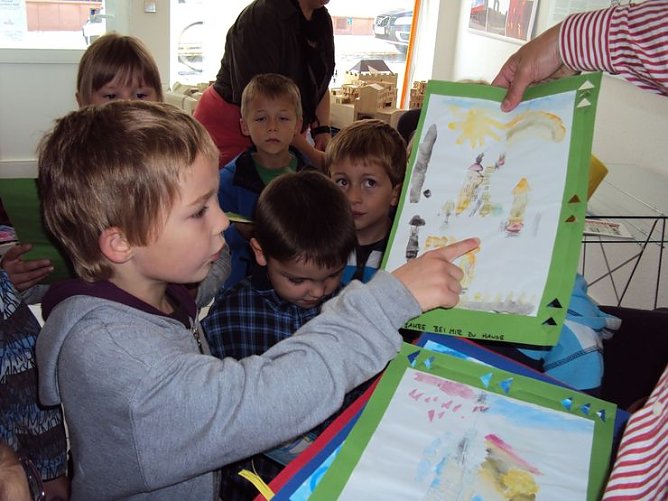 Besuch bei Architekten (Foto: privat) Besuch bei Architekten (Foto: privat)