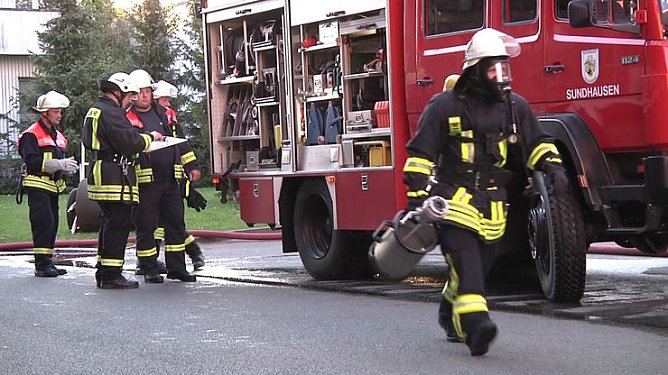 Brand bei Nordbrand (Foto: nnz) Brand bei Nordbrand (Foto: nnz)