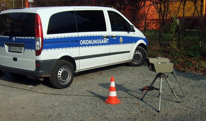 Probehalber geblitzt (Foto: psv)