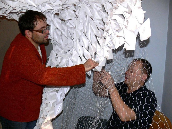 Kunst ist auch harte Arbeit (Foto: Birgit Susemihl)