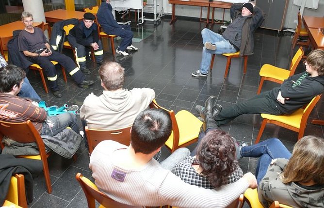 Brand in der Bahnhofstraße (Foto: nnz) Brand in der Bahnhofstraße (Foto: nnz)