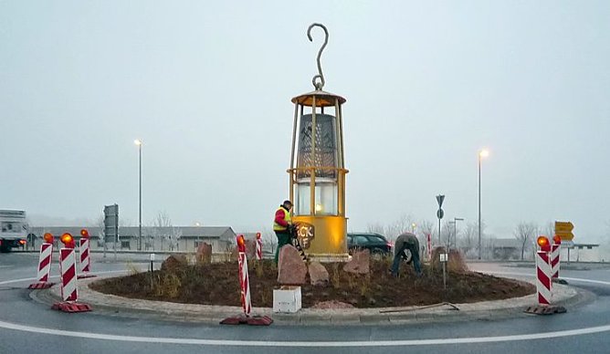 Alles rund im Kreisel (Foto: E. Kagelmacher)