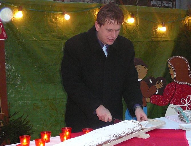 Wird wieder den Stollen anschneiden - B&uuml;rgermeister Matthias Ehrhold (Foto: privat)