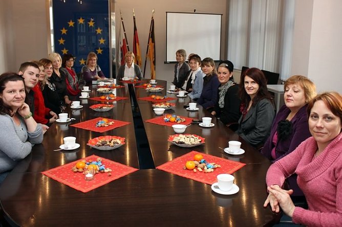 G&auml;ste aus Lettland (Foto: P. Grabe)