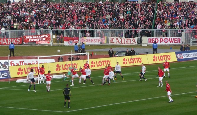 Am Ende gewann Bayern 4:0 (Foto: nnz)