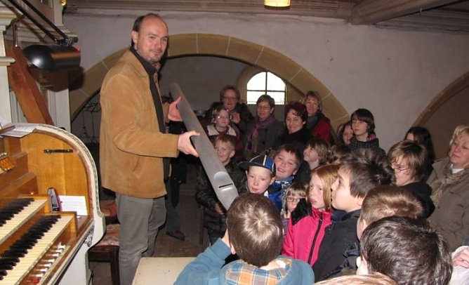 Besuch in St. Marien (Foto: Werner Schramm)