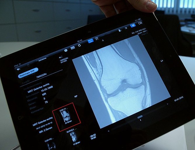 Alle Infos auf dem iPad (Foto: SHK)