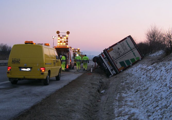 Umgefallen (Foto: Polizei)