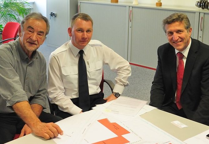 Besuch im Unternehmen (Foto: CDU)