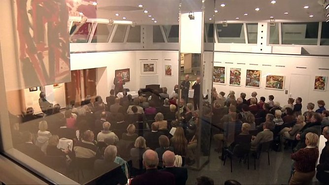 Martin Höfer stellt aus (Foto: nnz-tv) Martin Höfer stellt aus (Foto: nnz-tv)