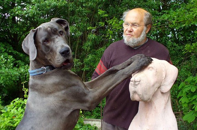 K&uuml;nstler und Modell (Foto: JKS)