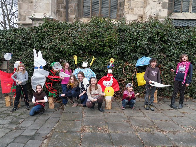 Ausstellung wird vorbereitet (Foto: privat) Ausstellung wird vorbereitet (Foto: privat)